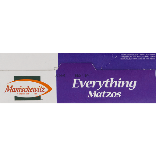 Manischewitz Everything Matzos 10 Oz | Shipt