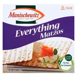 Manischewitz Everything Matzos - 10 oz