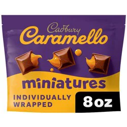 Cadbury Milk Chocolate & Creamy Caramel, Miniatures, Share Pack