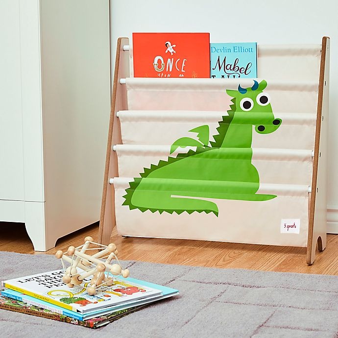 slide 2 of 2, 3 Sprouts Dragon Book Rack, 1 ct