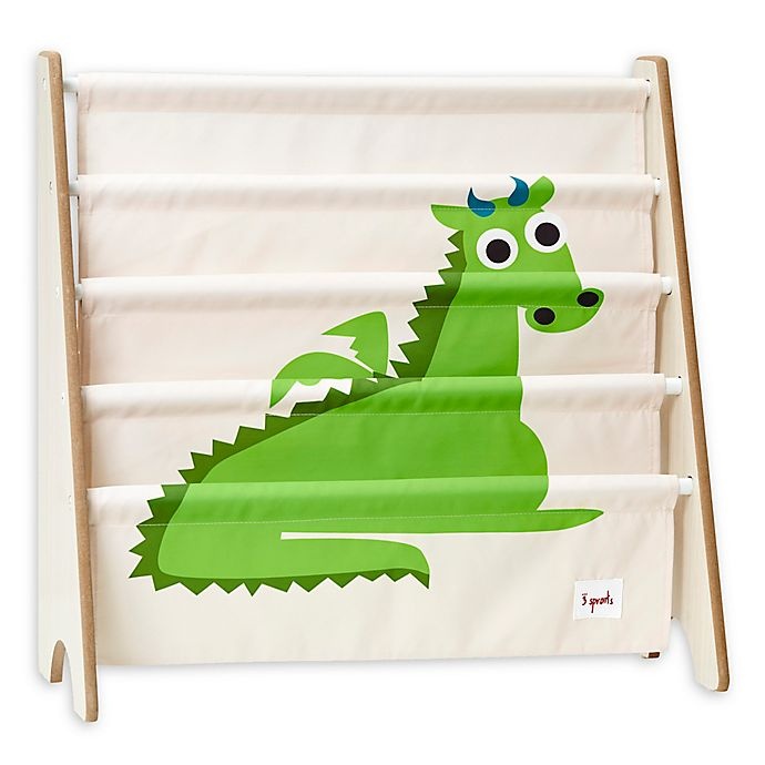 slide 1 of 2, 3 Sprouts Dragon Book Rack, 1 ct