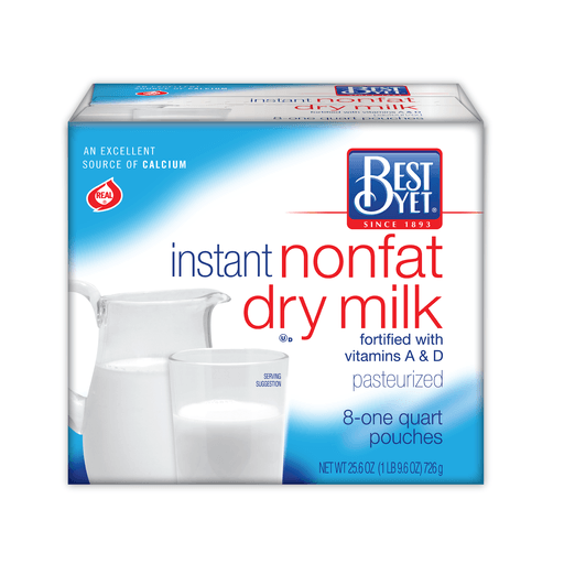 slide 2 of 2, Best Yet By Milk Inst Dry Non-Fat Pouch, 25.6 oz