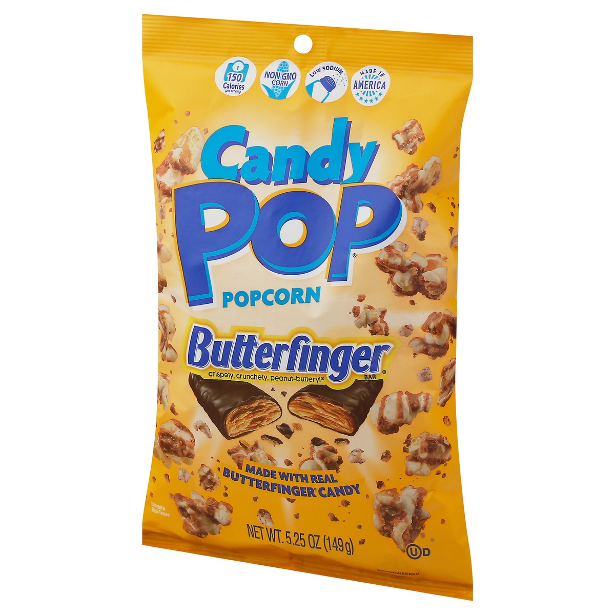 slide 4 of 9, Candy Pop Cookie Pop Butterfinger Popcorn, 5.25 oz