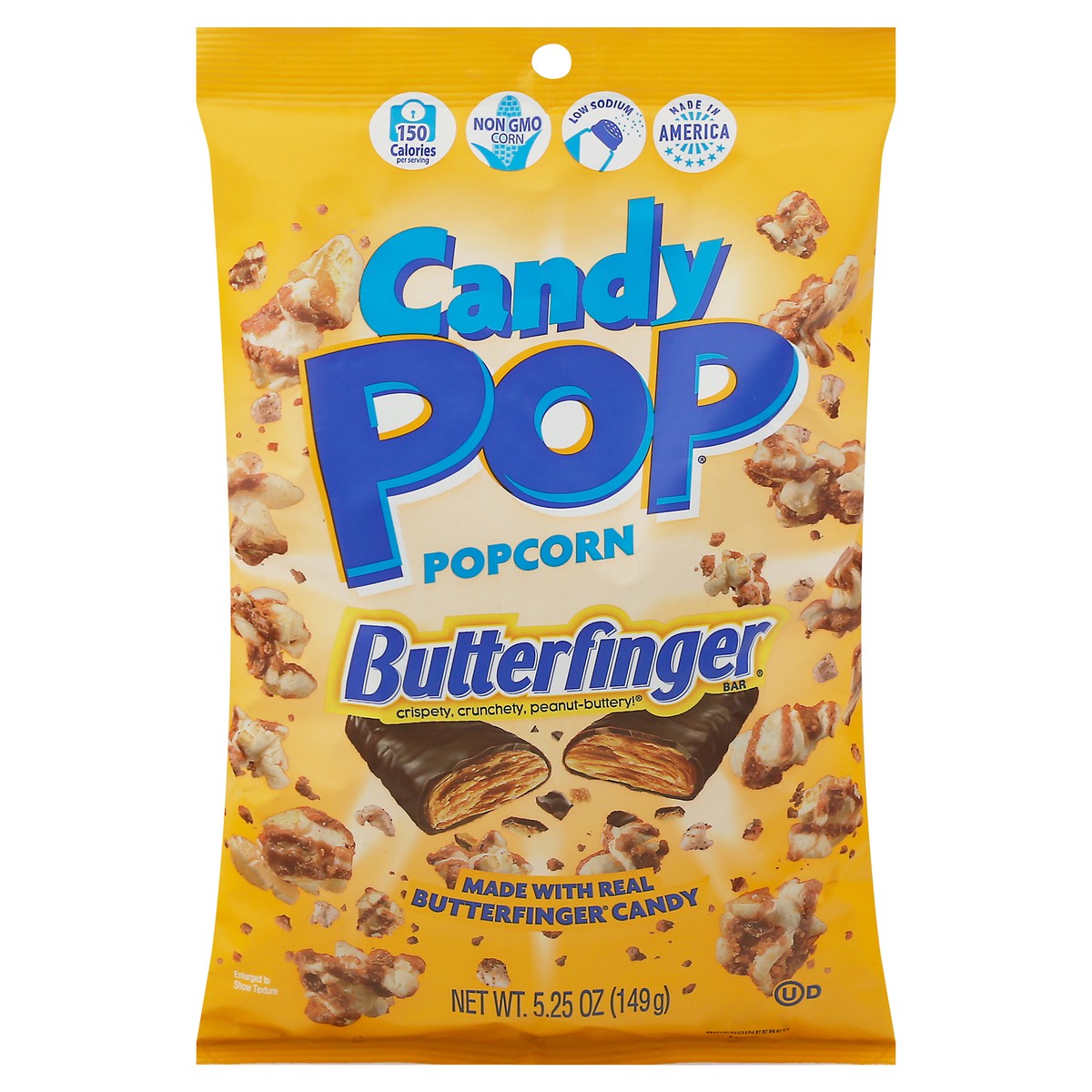 slide 1 of 9, Candy Pop Cookie Pop Butterfinger Popcorn, 5.25 oz