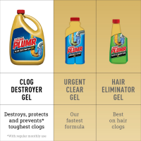 slide 3 of 29, Liquid-Plumr Pro-Strength Clog Destroyer Gel with PipeGuard Liquid Drain Cleaner, 1 qt