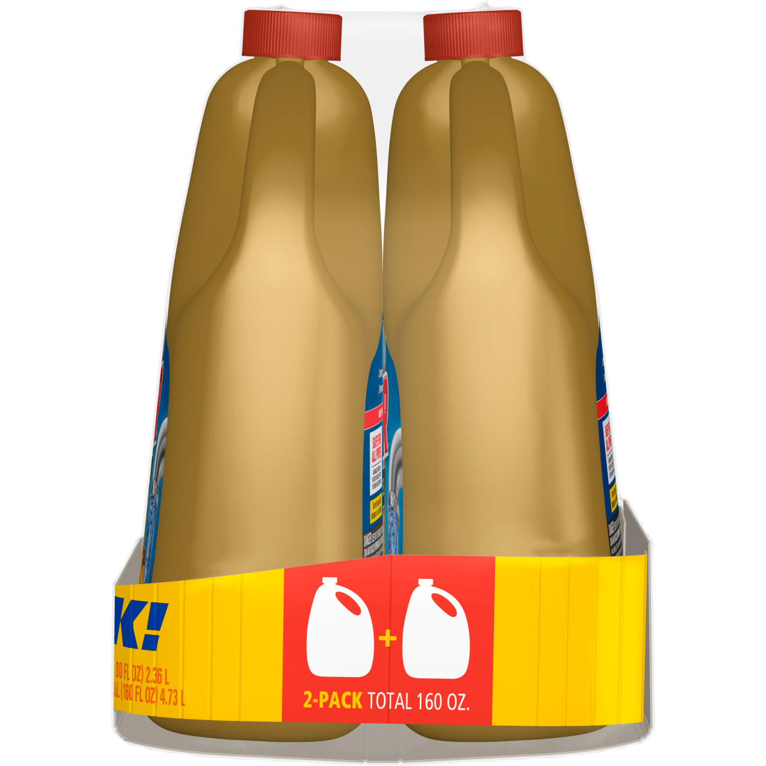 slide 3 of 8, Liquid-Plumr Pro-Strength Clog Destroyer Gel 2 - 2.5 qt Bottles, 2 ct