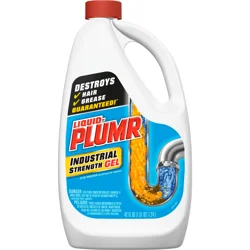 Liquid-Plumr Industrial Strength Gel, Liquid Drain Cleaner, 42 Ounces