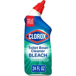 Clorox Bleach Fresh Breeze Scent Toilet Bowl Cleaner