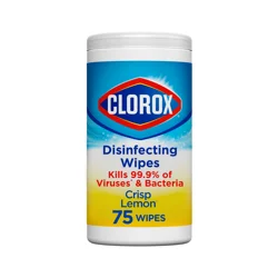 Clorox Disinfecting Bleach Free Cleaning Crisp Lemon Wipes
