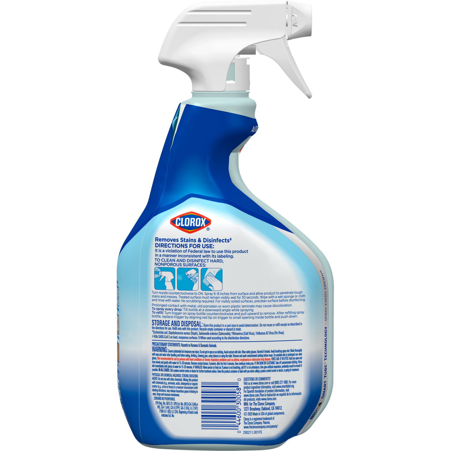 slide 2 of 8, Clorox Clean-up Cleaner + Bleach, 32 oz