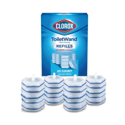Clorox ToiletWand Disinfecting Refills, Disposable Wand Heads - 20 Count