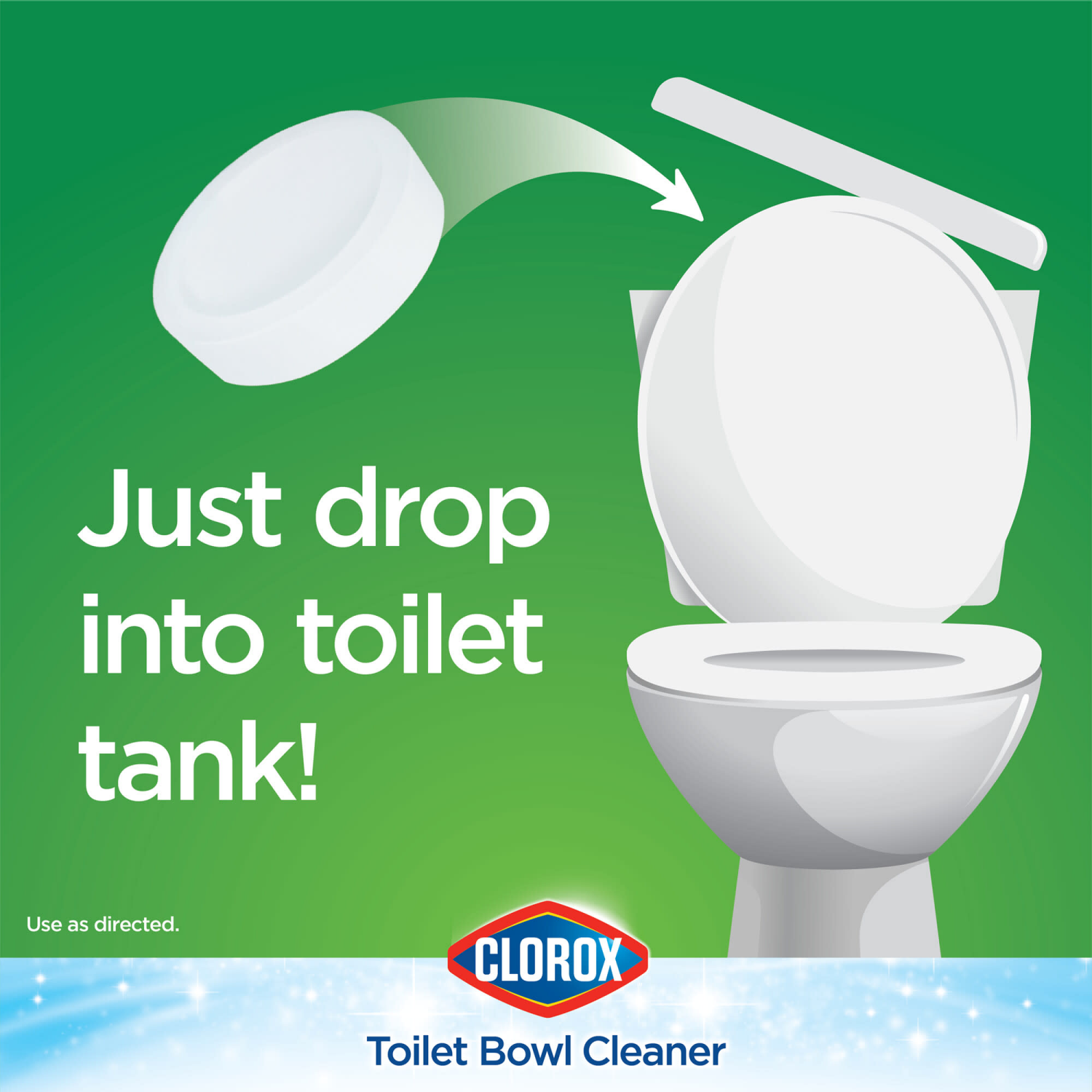 slide 6 of 7, Clorox 4 Pack Bleach Ultra Clean Toilet Tablets 4 ea, 4 ct