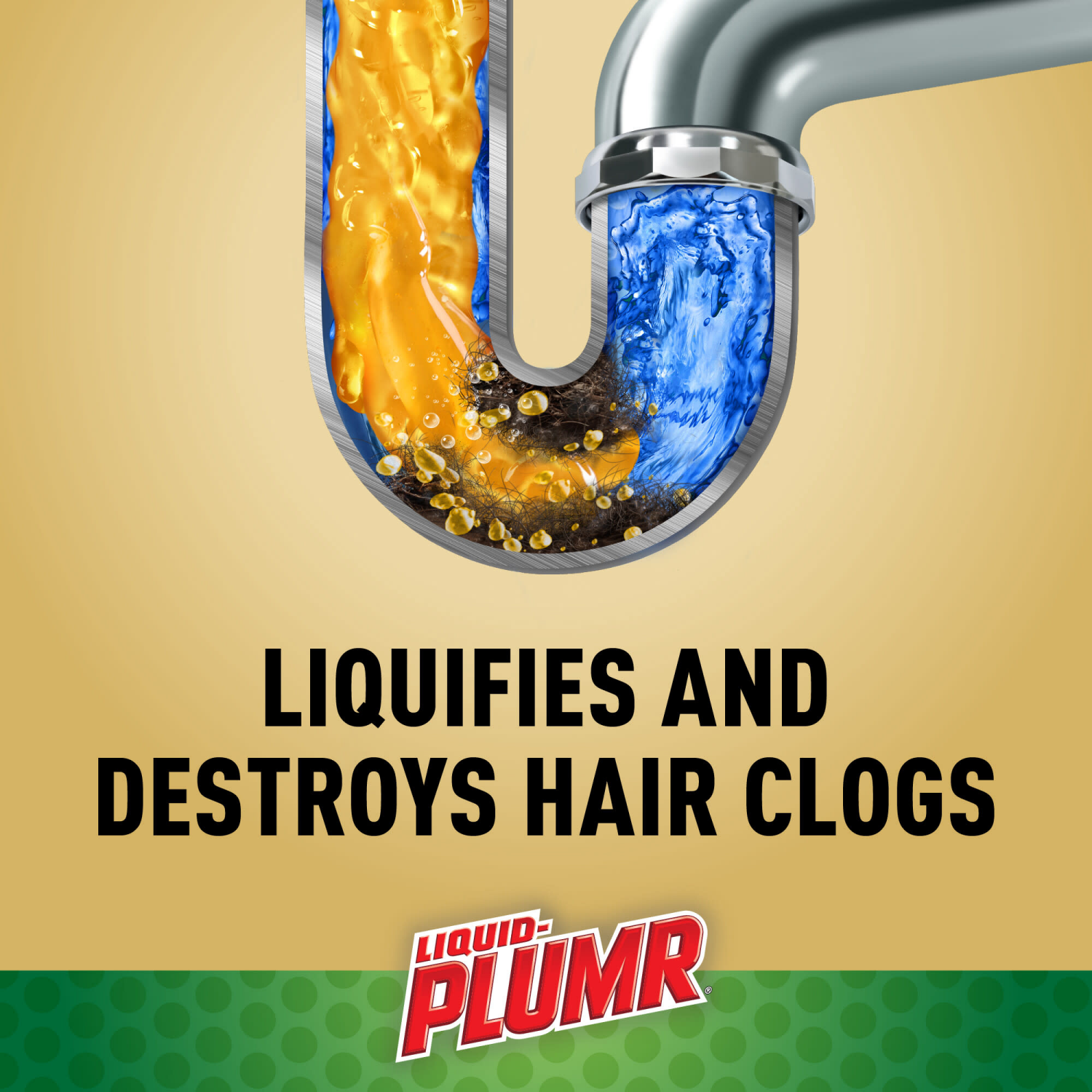 slide 7 of 8, Liquid-Plumr Pro-Strength Hair Eliminator Gel Clog Remover 1 pt, 1 pint