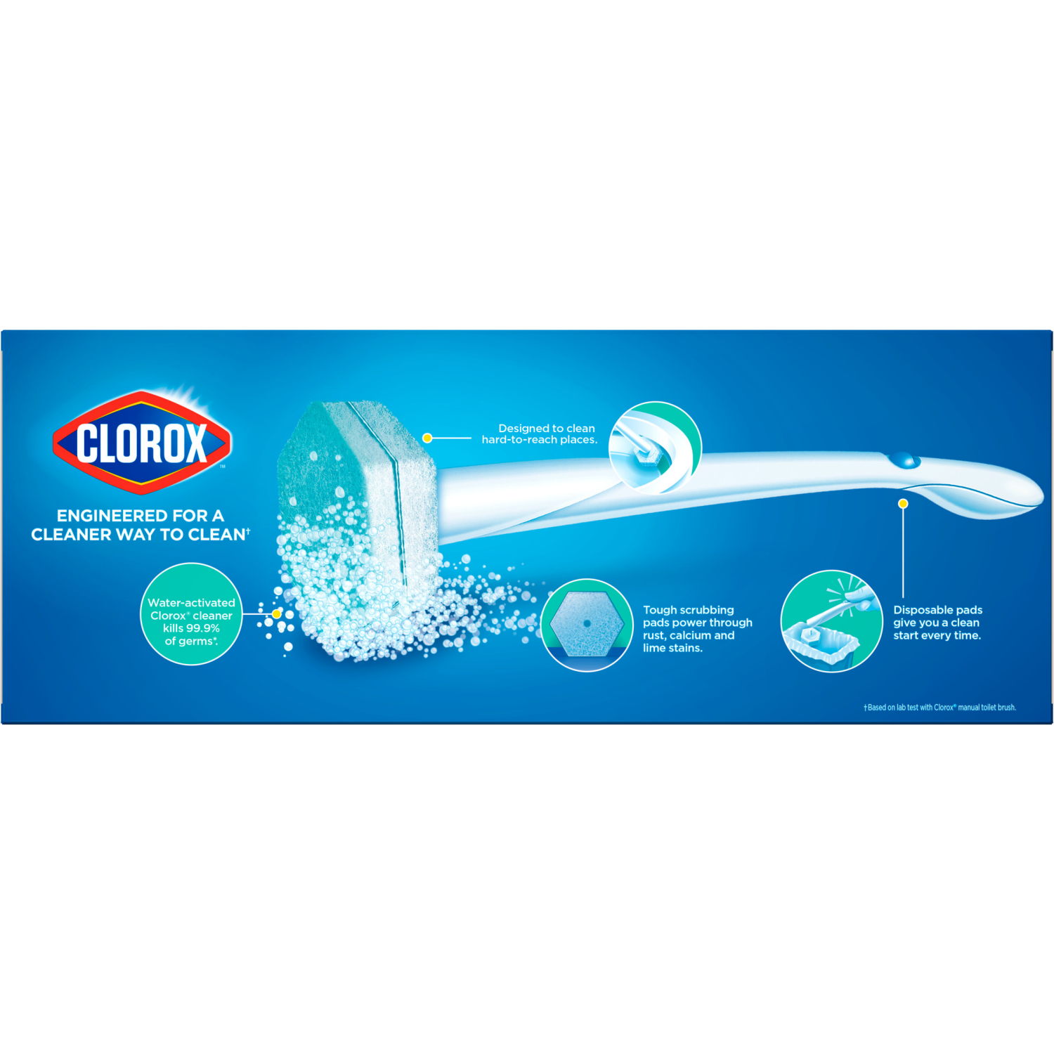 slide 2 of 8, Clorox ToiletWand Disinfecting Refills Rainforest Rush Disposable Wand Heads, 10 ct