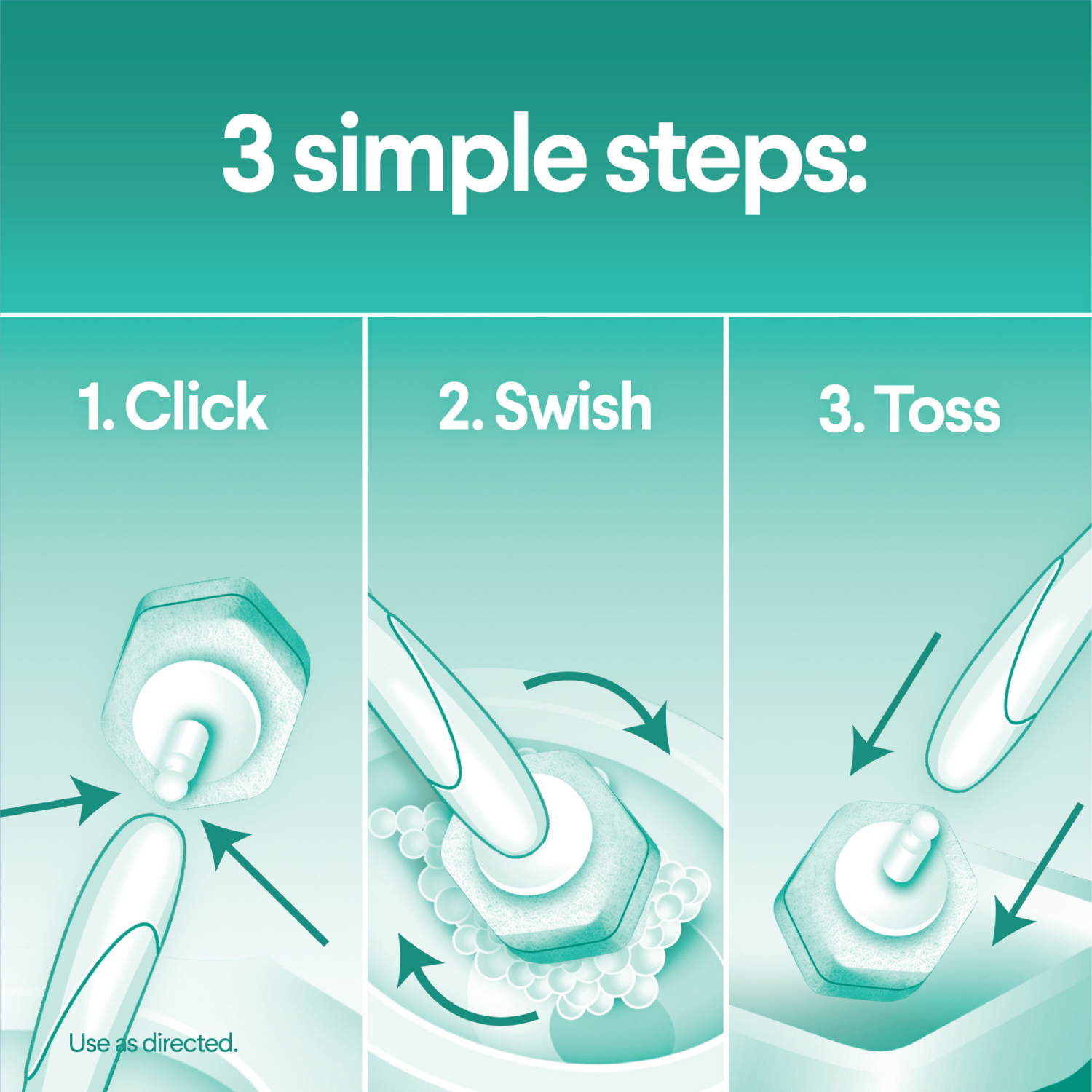 slide 8 of 8, Clorox ToiletWand Disinfecting Refills Rainforest Rush Disposable Wand Heads, 10 ct