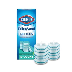 Clorox ToiletWand Disinfecting Refills Rainforest Rush Disposable Wand Heads