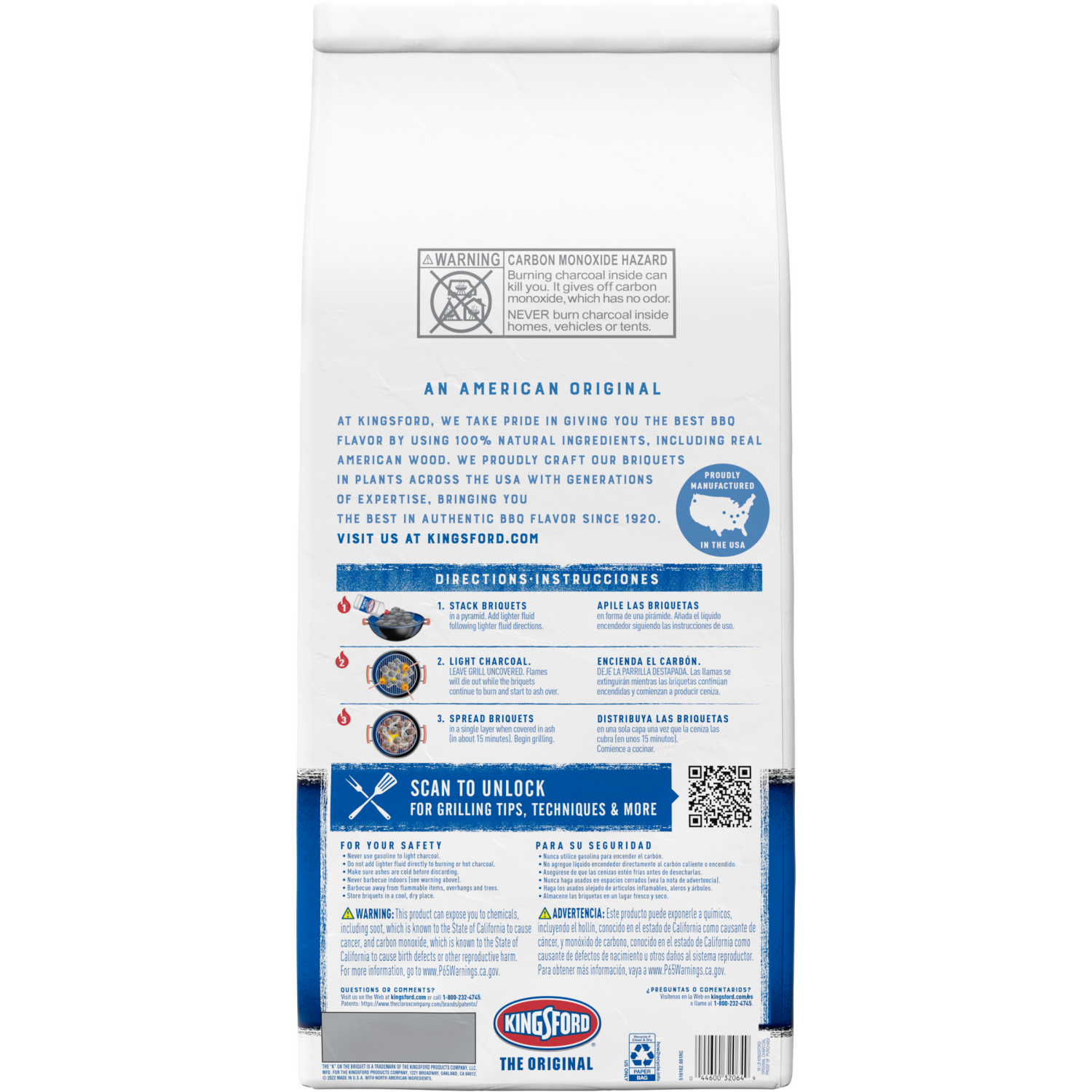 slide 2 of 8, Kingsford Original Charcoal Briquettes, BBQ Charcoal for Grilling, 16 Pounds, 16 lb