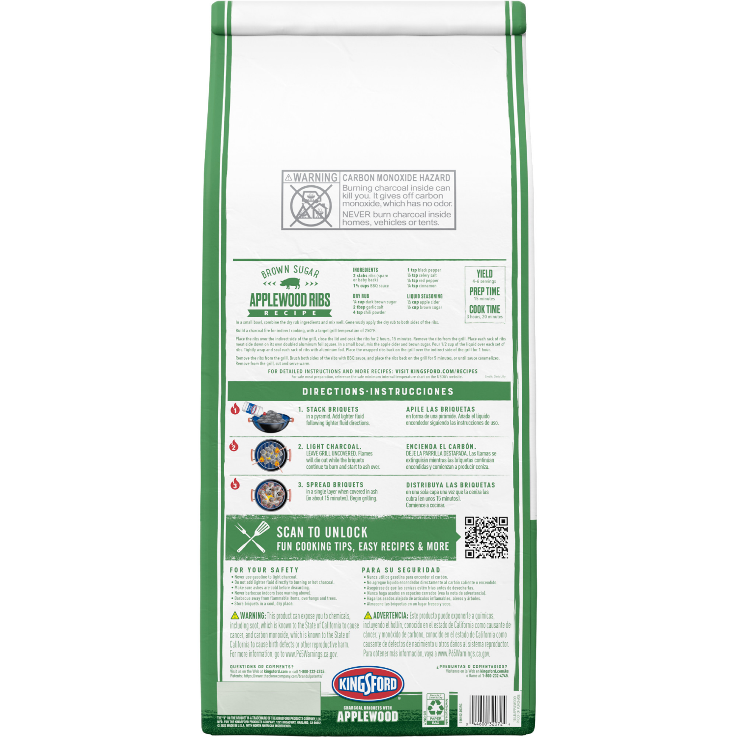 slide 2 of 8, Kingsford with Applewood Charcoal Briquets 16 lb, 16 lb