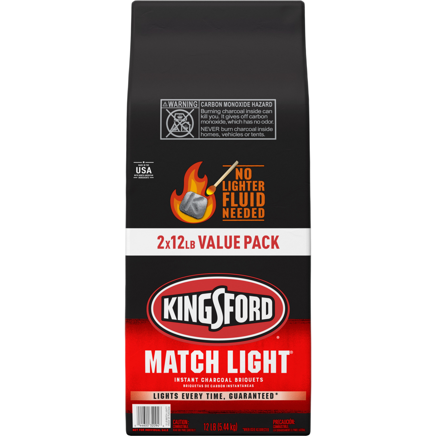slide 6 of 8, Kingsford Match Light Charcoal Briquettes 2-Pack 12-Lb, 2 ct