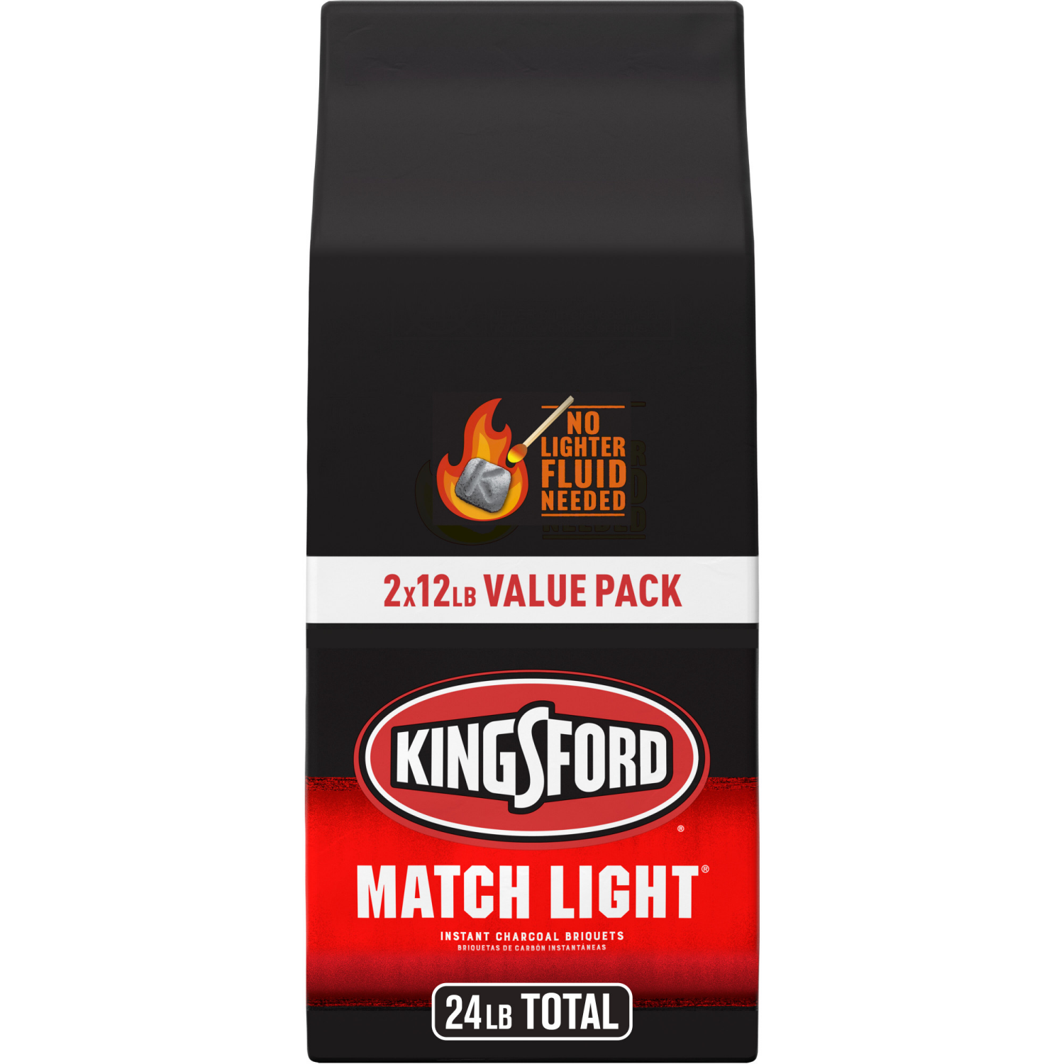 slide 1 of 8, Kingsford Match Light Charcoal Briquettes 2-Pack 12-Lb, 2 ct