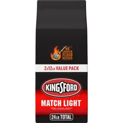 Kingsford Match Light Charcoal Briquettes 2-Pack 12-Lb