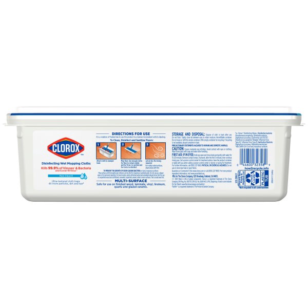 slide 29 of 29, Clorox Rain Clean Scent Bleach Free Disinfecting Wet Mopping Pad Refills, 24 ct