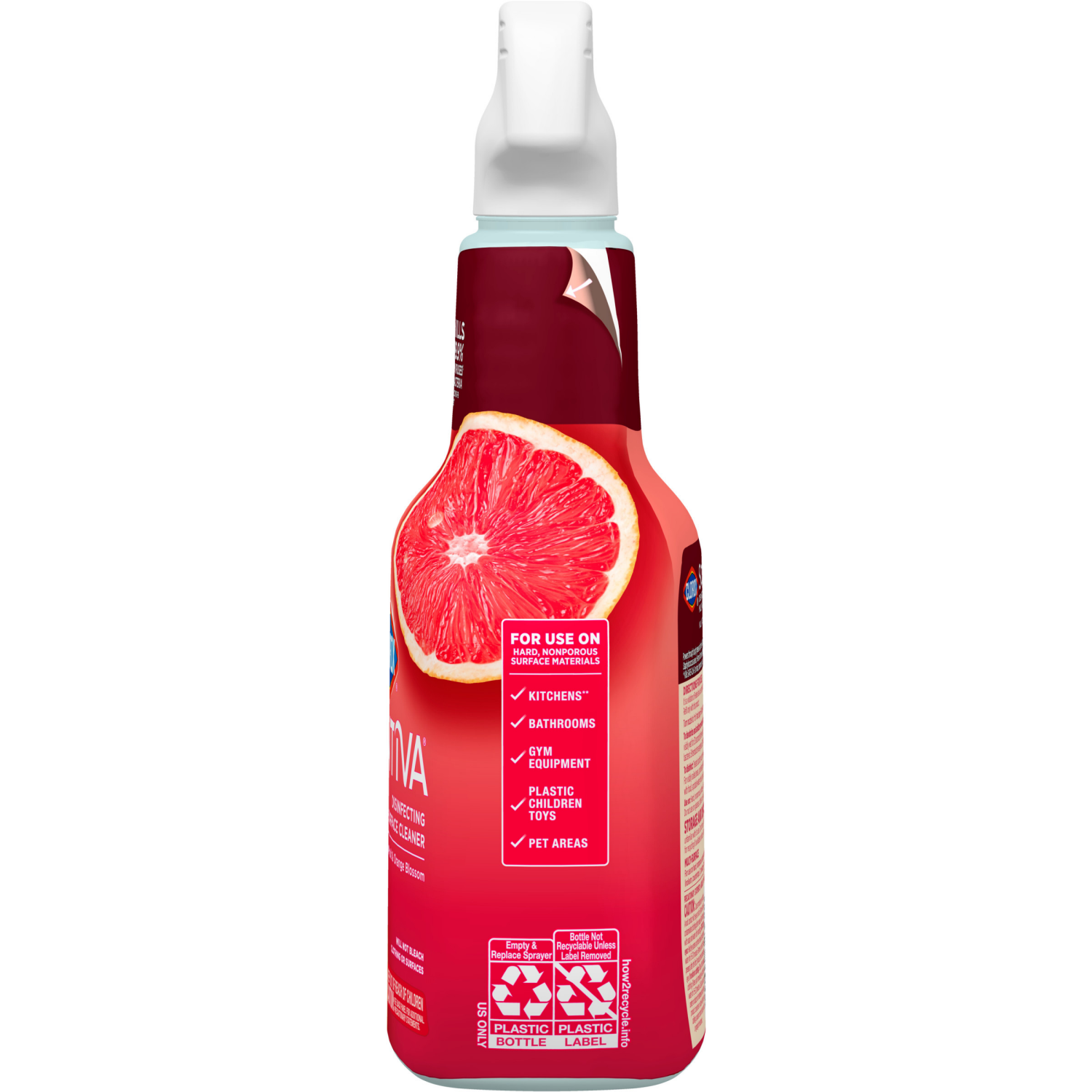 slide 3 of 8, Clorox Scentiva Tahitian Grapefruit Splash Disinfecting Multi Surface Cleaner, 32 fl oz