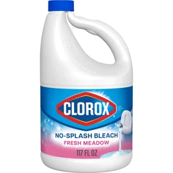 Clorox™ Splash-Less Bleach, Fresh Meadow, 117 Ounce Bottle