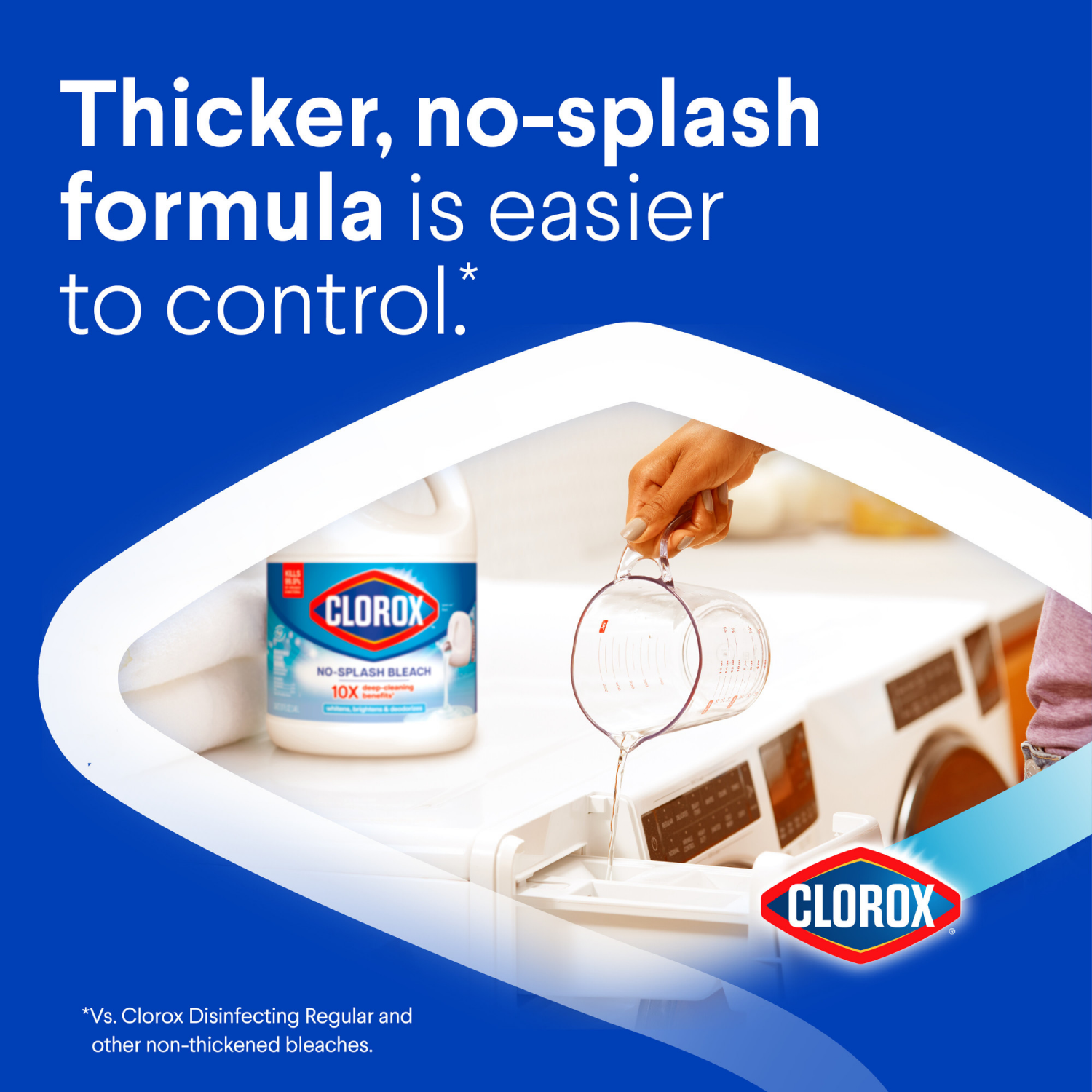 slide 6 of 8, Clorox Splash-Less Regular Bleach, 117 fl oz
