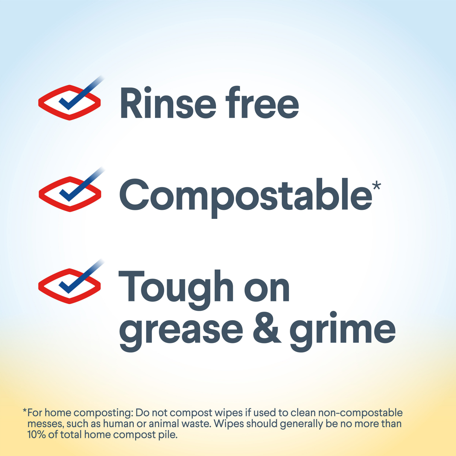 slide 7 of 8, Clorox Free & Clear Compostable Cleaning Wipes, Light Lemon Scent, 75 Count, 75 ct