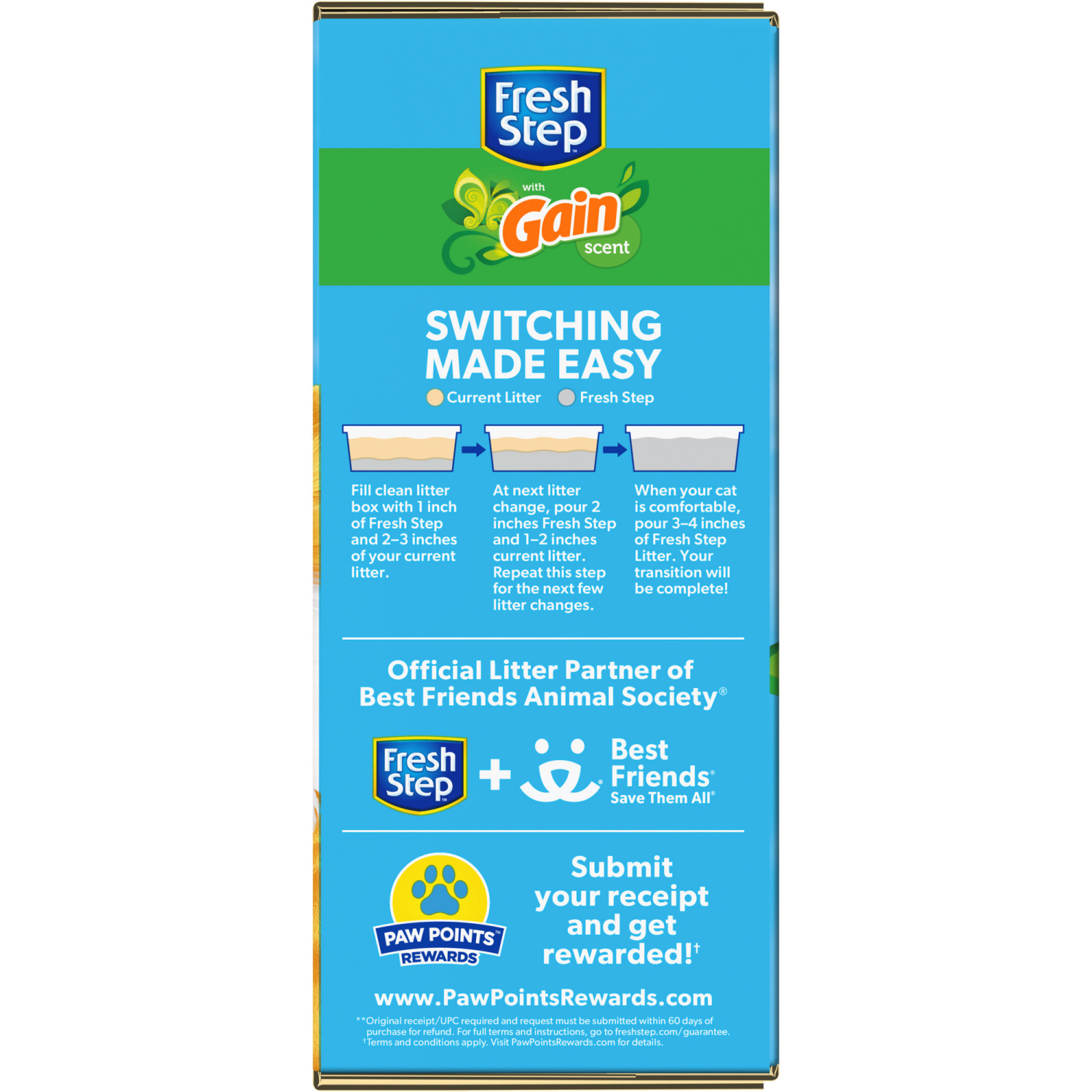 slide 3 of 8, Fresh Step Febreze With Refreshing Gain Scent Clumping Cat Litter, 25 lb