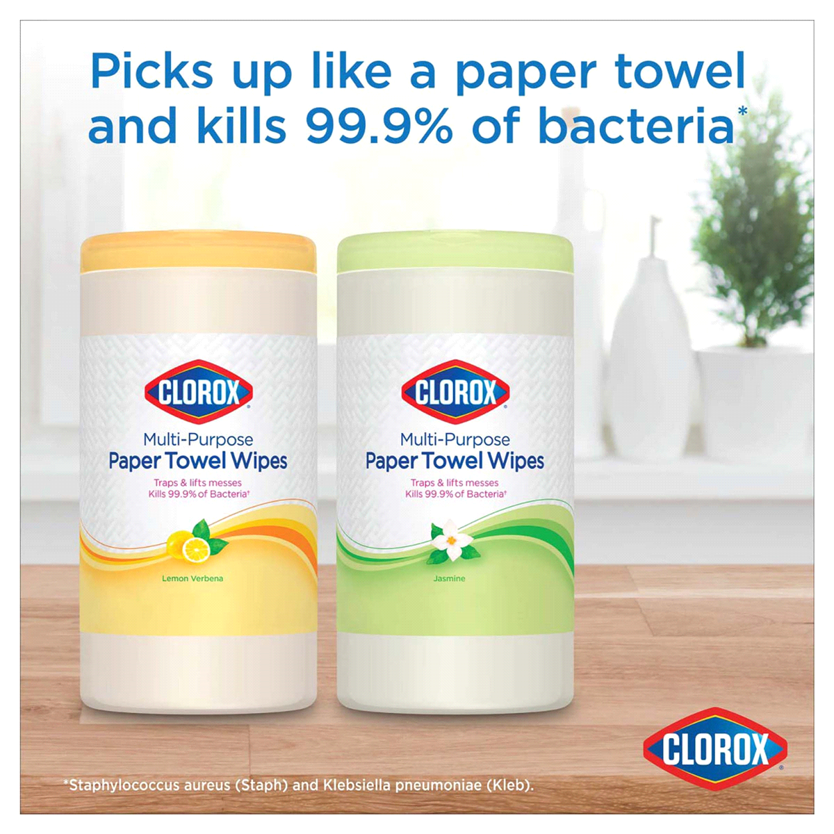 slide 12 of 29, Clorox Multi-Purpose Paper Towel Wipes, Jasmine Scent, 75 ct