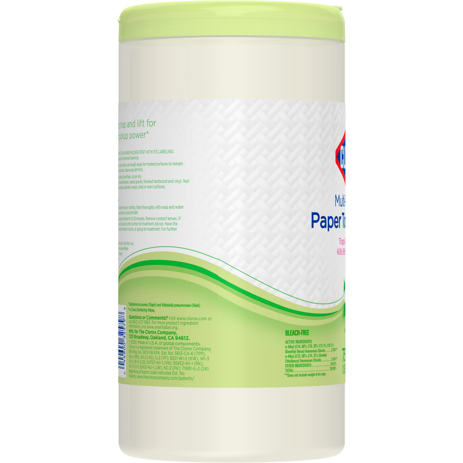 slide 5 of 8, Clorox Power Pick-Up Wipes Jasmine, 75 ct