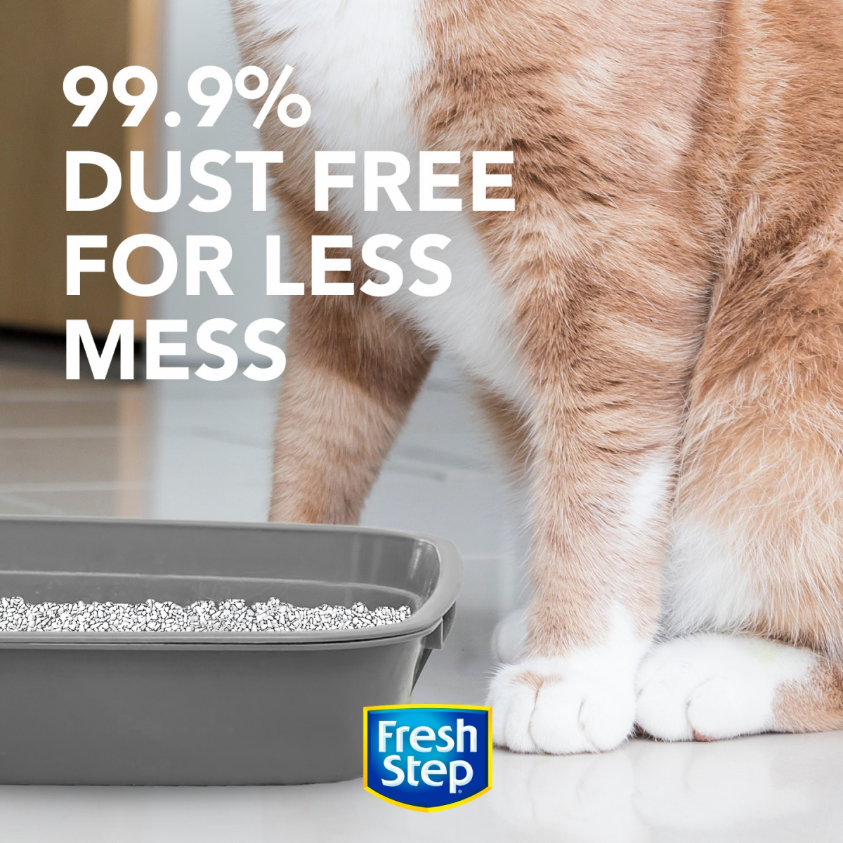 slide 5 of 29, Fresh Step Clean Paws Calm Clumping Cat Litter 22.5 lb Box, 22.5 lb