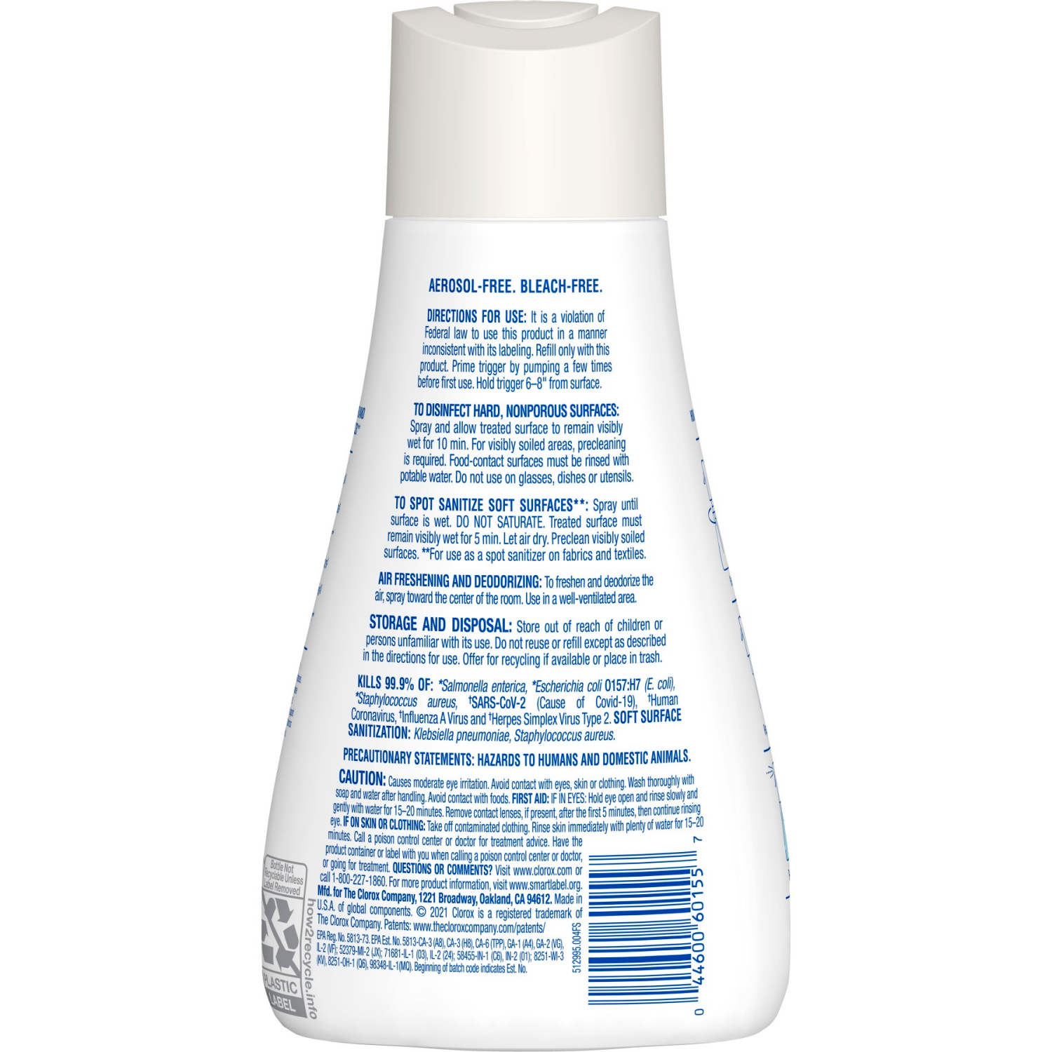 slide 2 of 8, Clorox Multi-Surface Lemongrass Mandarin Disinfecting Mist 16 fl oz, 16 fl oz
