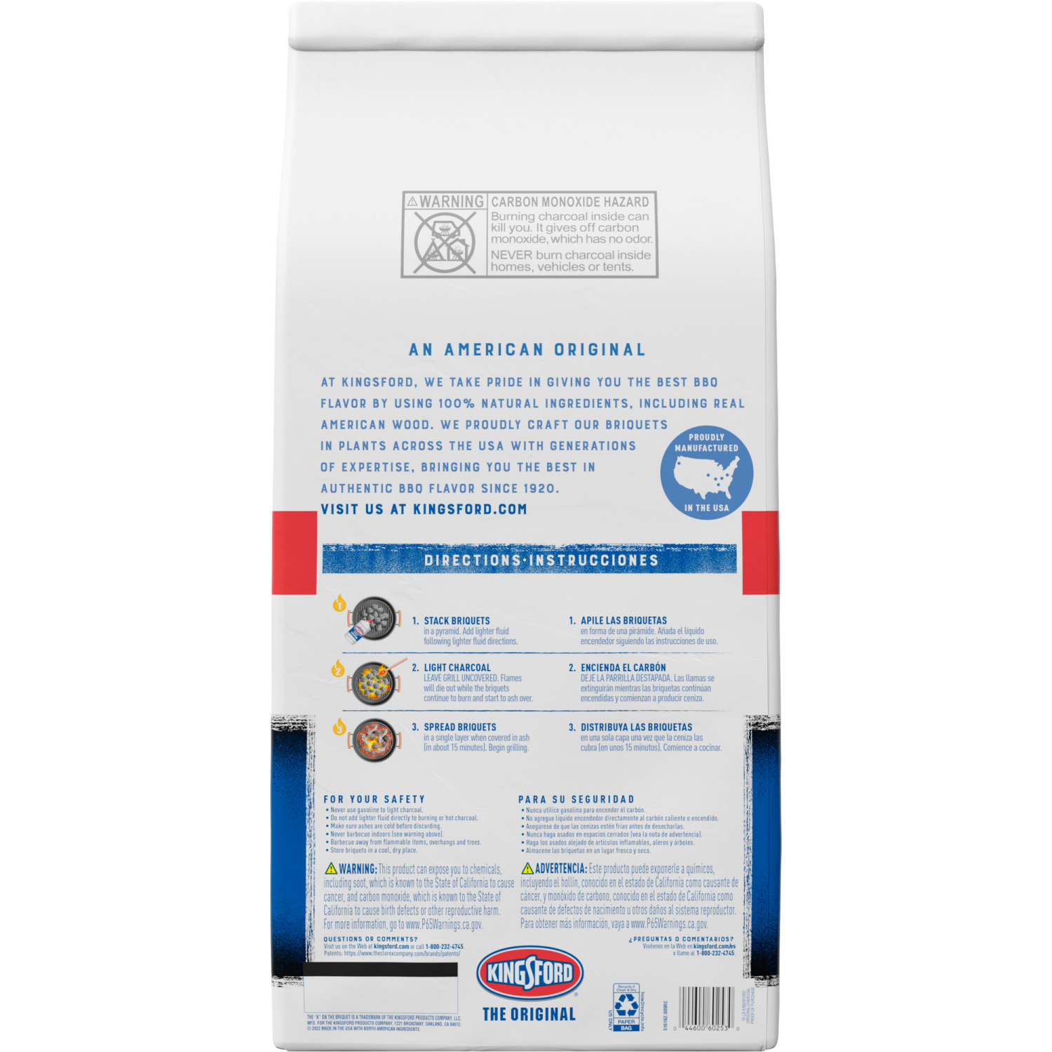 slide 2 of 8, Kingsford Original Charcoal Briquettes, BBQ Charcoal for Grilling, 16 Pounds Each, Pack of 2, 2 ct