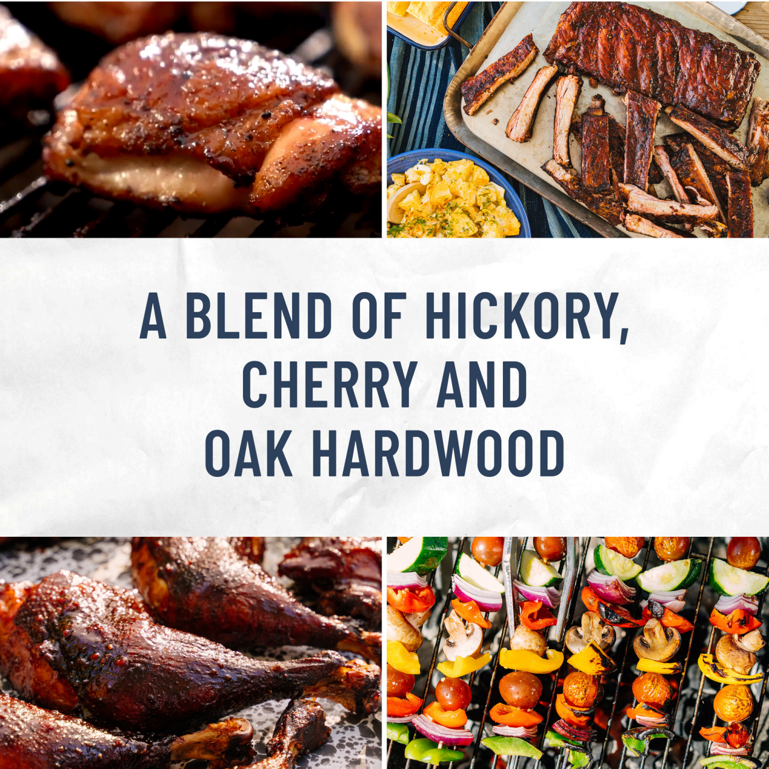 slide 2 of 5, Kingsford Natural Hardwood Blend Pellets Grillmasters Choice Hickory Cherry and Oak, 25 lb