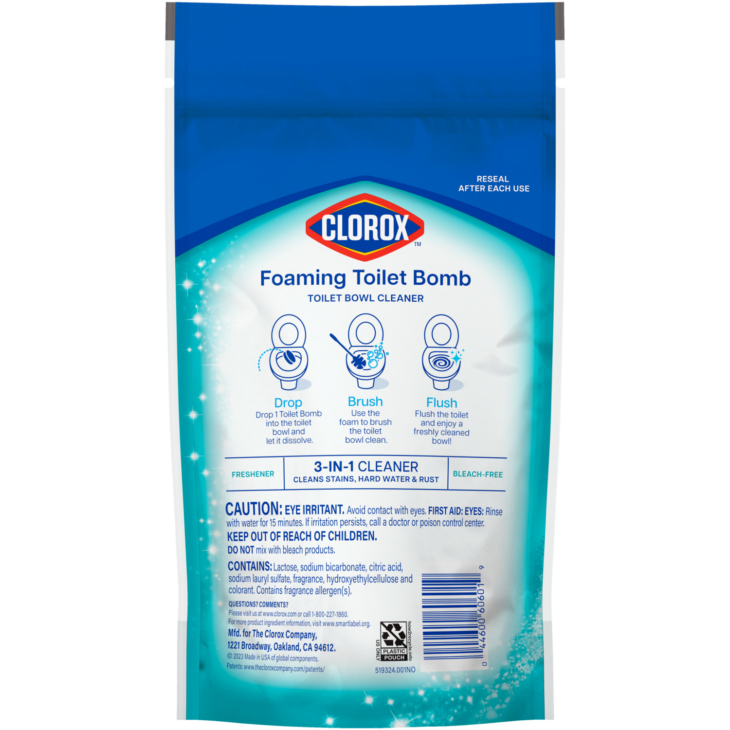 slide 2 of 8, Clorox Fresh Scent Foaming Toilet Bomb Toilet Bowl Cleaner - 5ct, 5 ct