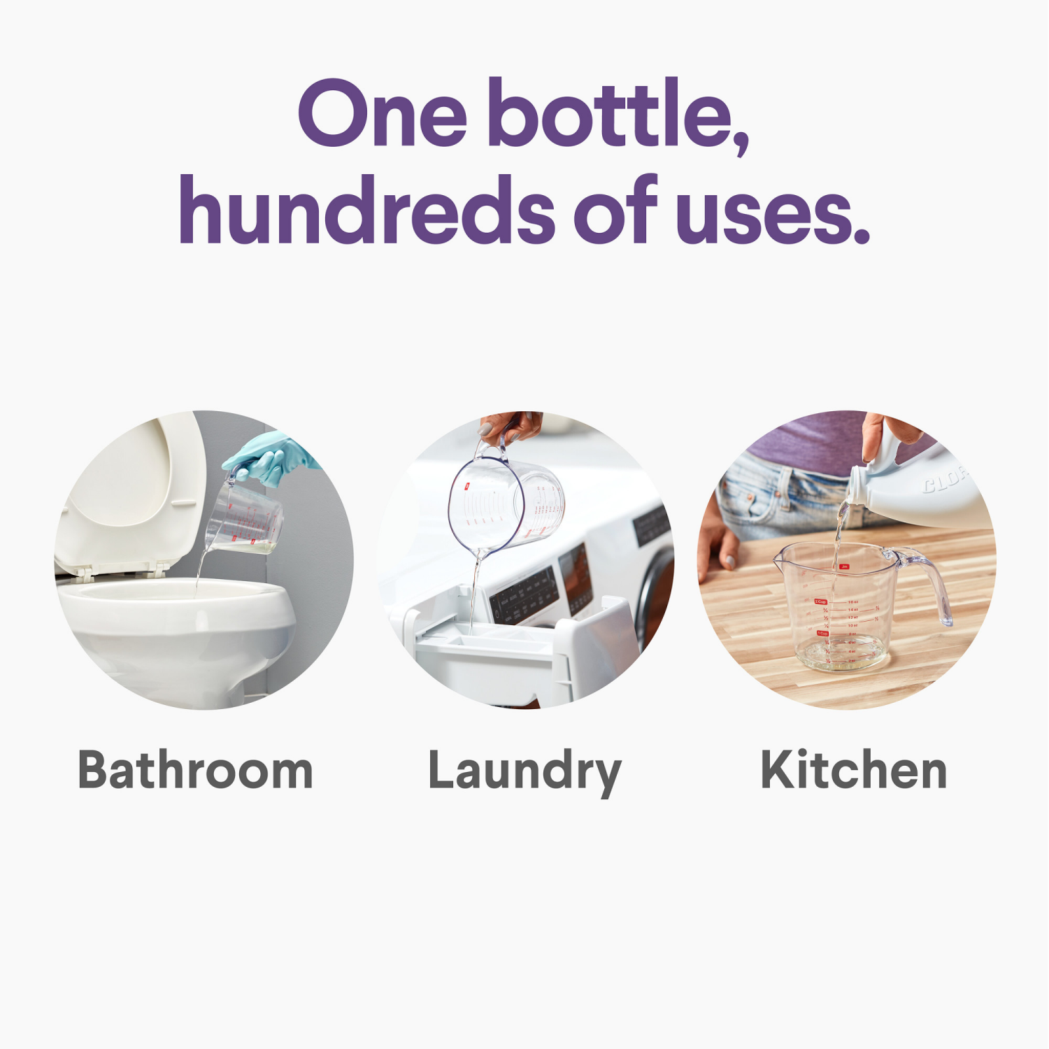 slide 8 of 8, Clorox Bleach Scentiva Lqd Lvndr Jsm, 81 oz