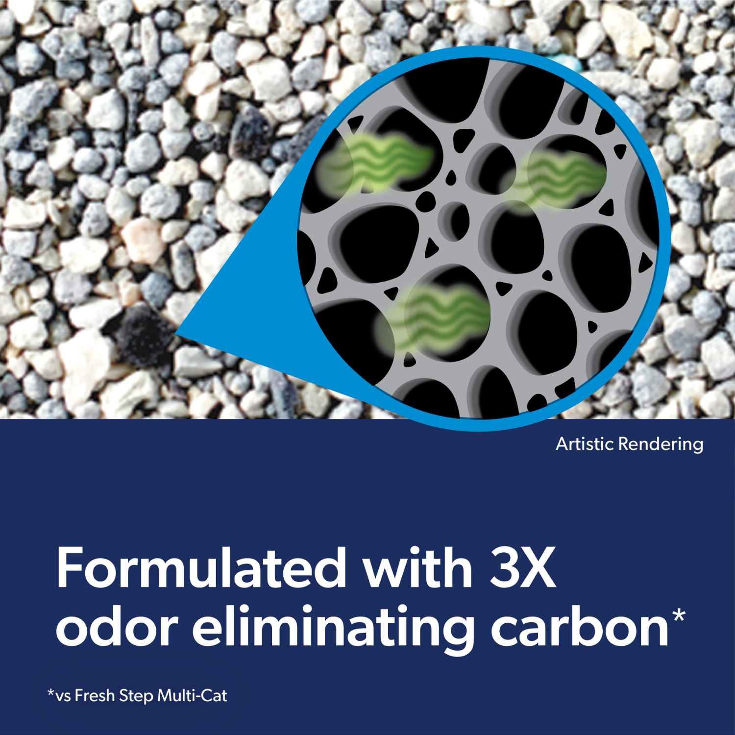 slide 4 of 8, Fresh Step Heavy Duty Clumping Litter with Febreze Freshness, 30 Day Odor Control, 38 Lb, 38 lb