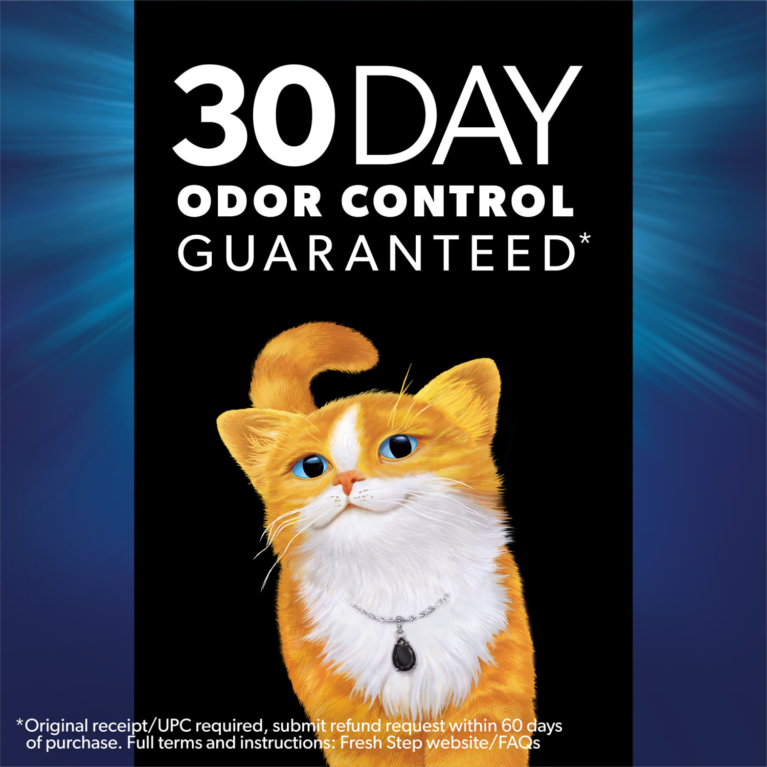 slide 7 of 8, Fresh Step Heavy Duty Clumping Litter with Febreze Freshness, 30 Day Odor Control, 38 Lb, 38 lb