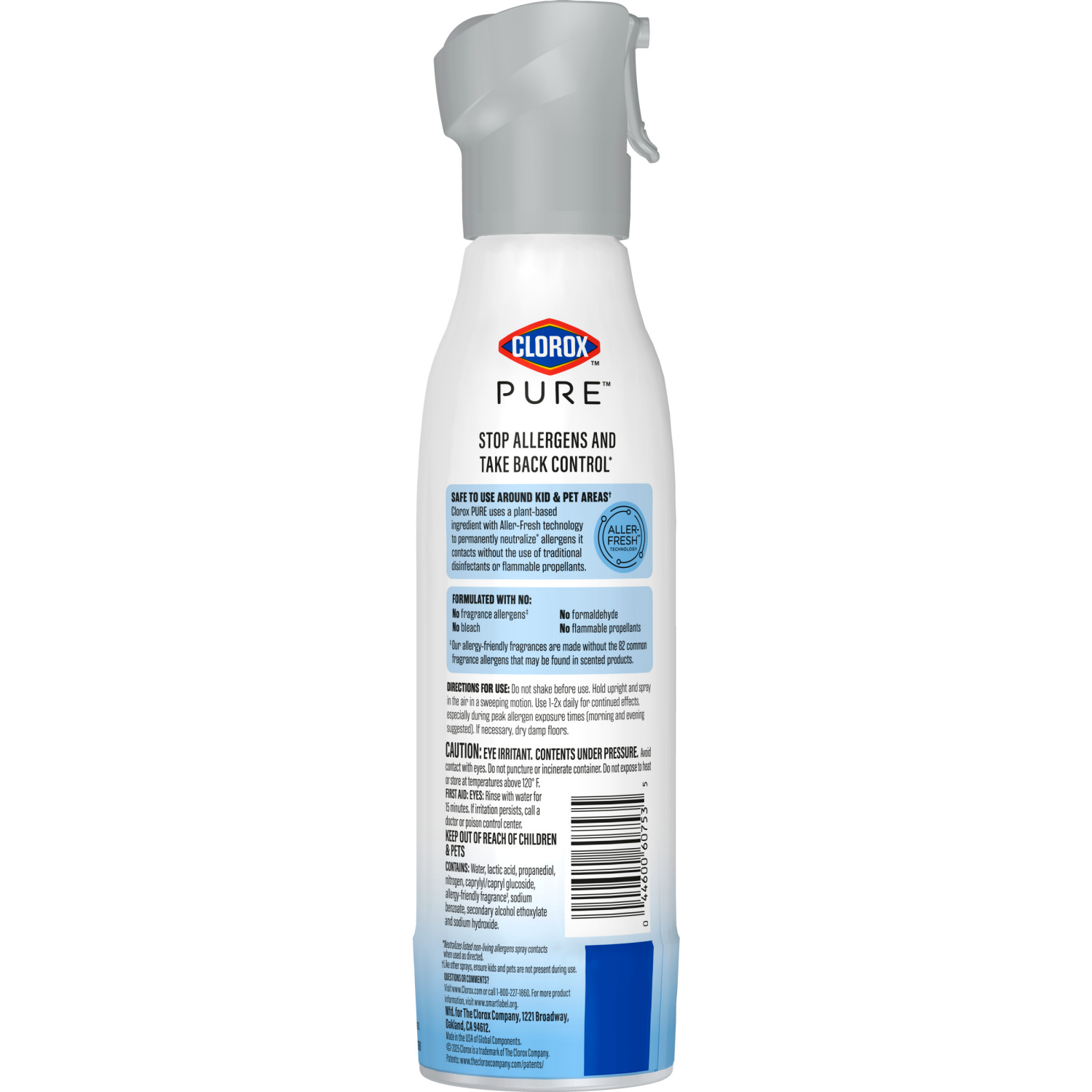 slide 2 of 8, Clorox Pure Allergen Neutralizer Daily Air Spray Ocean Mist 8oz, 8 oz