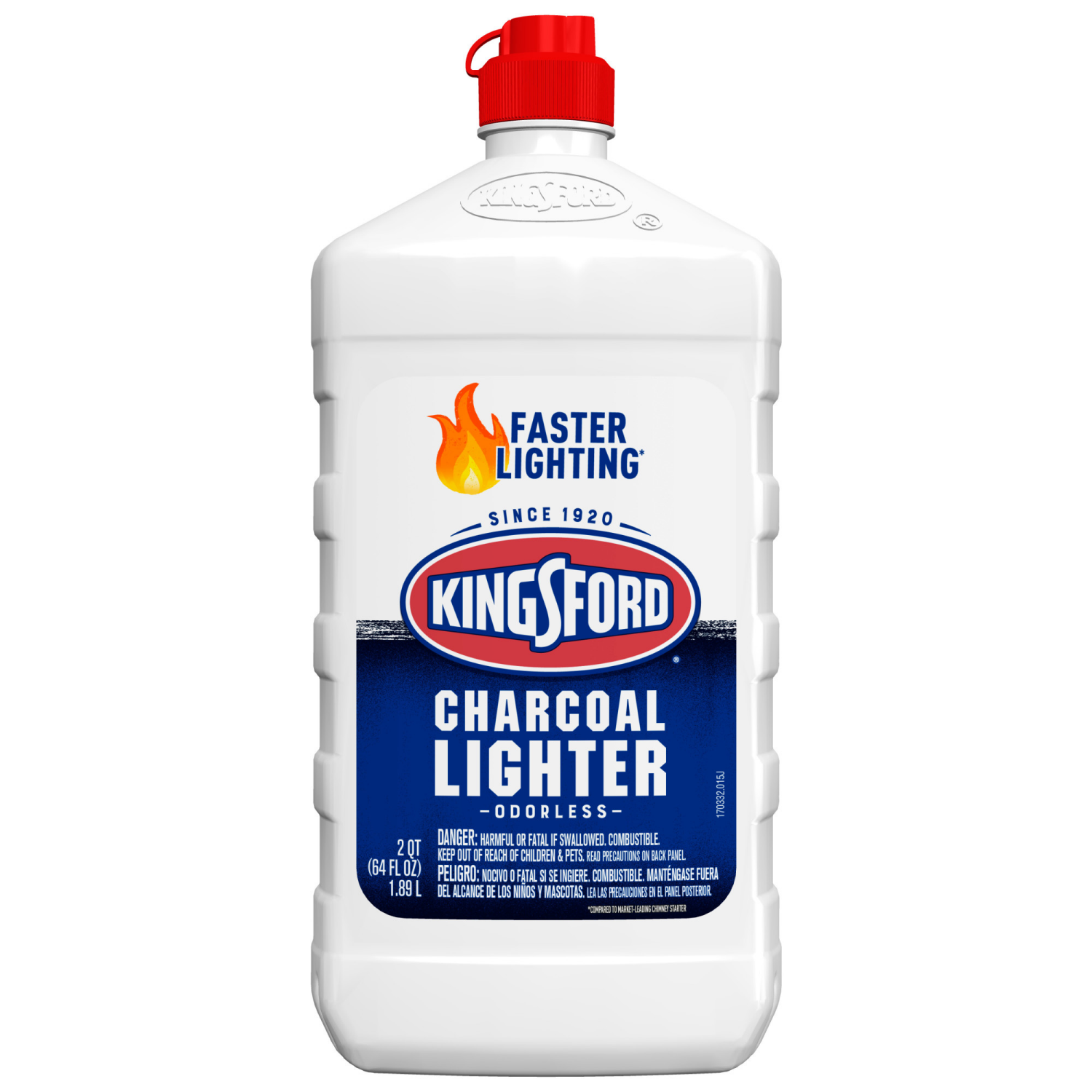 slide 4 of 5, Kingsford Odorless Charcoal Lighter Fluid, 64 fl oz