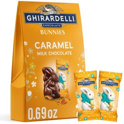 Ghirardelli Milk Chocolate & Caramel Bunnies - 0.69 oz