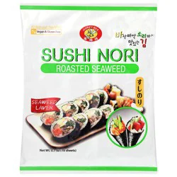 Honey Bee Roasted Seaweed Sushi Nori - 10 Each