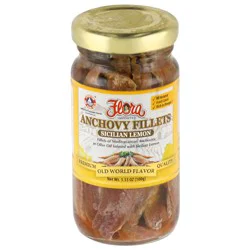 Flora Anchovy Fillets with Lemon 3.53 Ounces