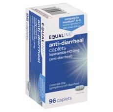 slide 1 of 1, Equaline Anti Diarrhea Caplet, 90 ct