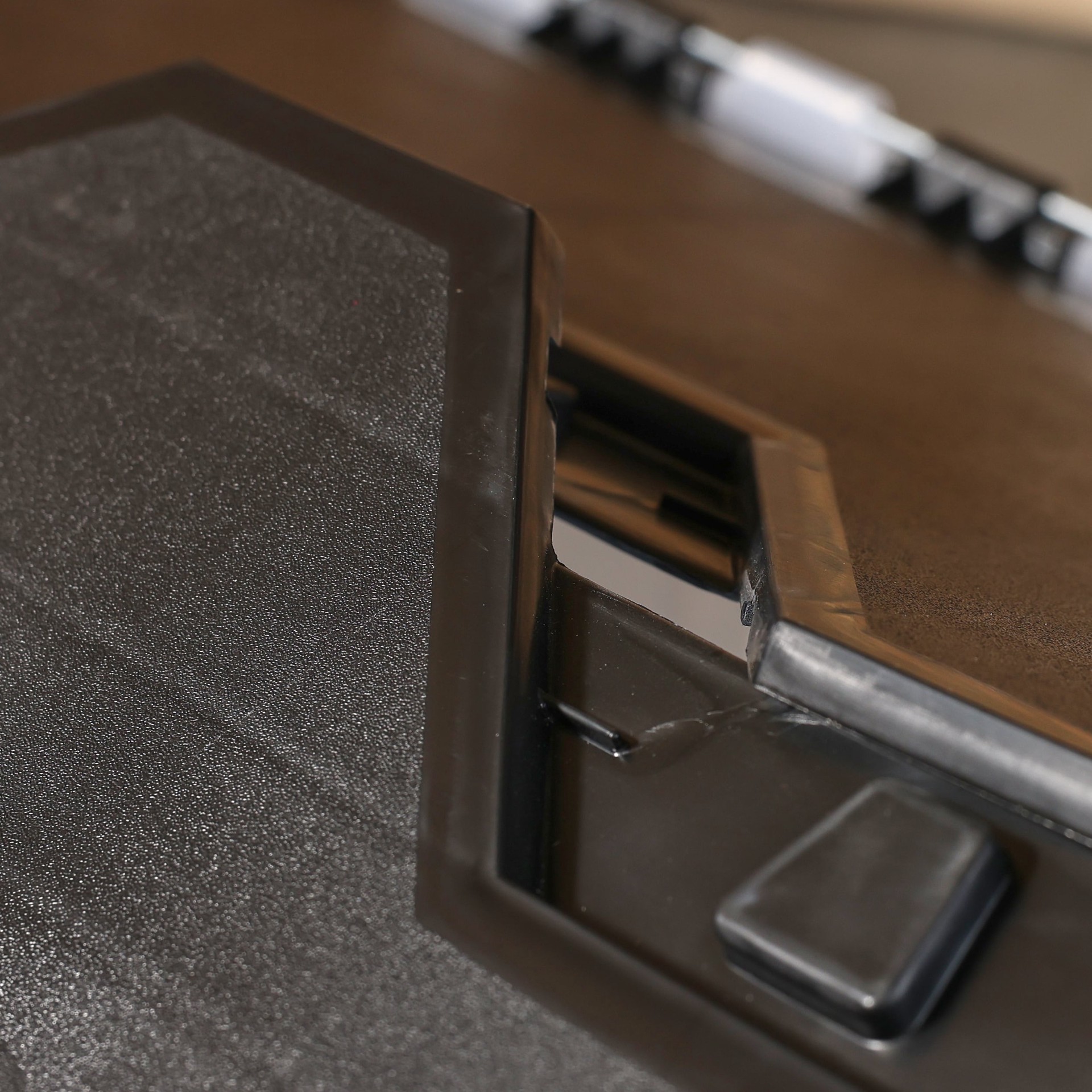 slide 5 of 6, Project Source Commander Medium 12 -Gallons ( 48 -Quarts ) Clear Heavy Duty Stackable Tote Flip, 1 ct