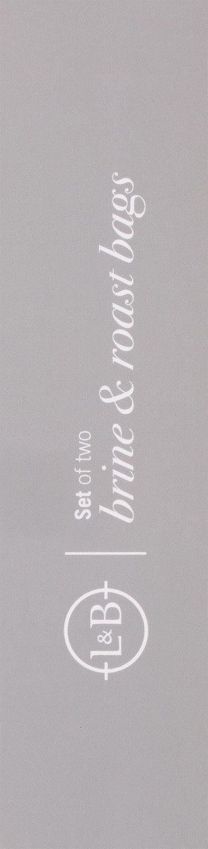 slide 2 of 10, L&B Brine & Roast Bags 2 ea, 2 ct