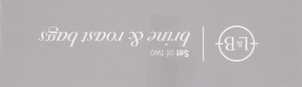 slide 8 of 10, L&B Brine & Roast Bags 2 ea, 2 ct